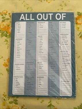 All out of Magnetic Notepad